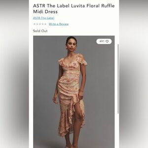 Astr the label Luvita Floral Dress size medium